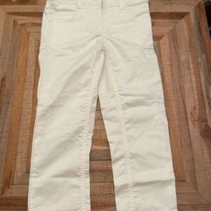 H&M Women's Cream Straight Leg Jeans